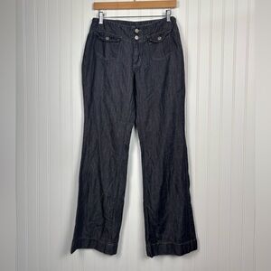 Flamingo Dark Denim Jean Flare Leg Pant Women’s Size Small